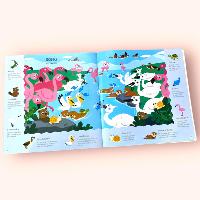 Sách cho bé - Thế Giới Động Vật - Tìm Kiếm Thông Minh Phát Triển Khả Năng Tập Trung - Dành cho trẻ từ 2-6 tuổi