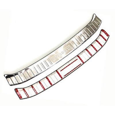 Bộ ốp chống trầy Cốp INOX dành cho xe Ford Everest - Bên ngoài