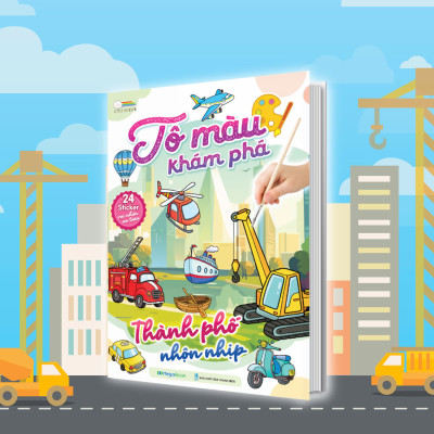 Tô màu khám phá - Thành phố nhộn nhịp