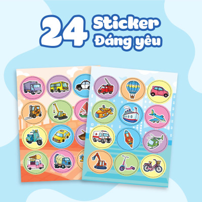 Tô màu khám phá - Thành phố nhộn nhịp