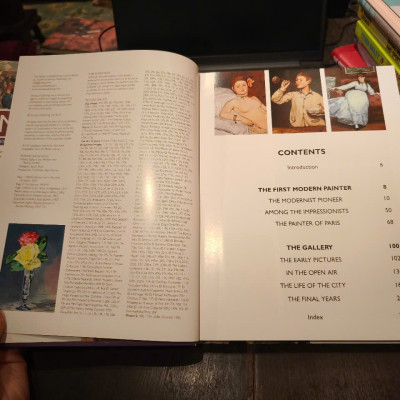 Sách - Manet His Life Works In 500 Images by Nigel Rodgers - Sách Nghệ thuật Tiếng Anh