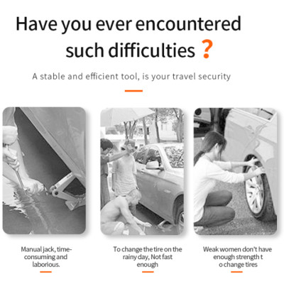 Bộ nâng kích gầm điện kiêm máy bơm lốp và máy siết ốc ô tô đa năng 3 trong 1 ROGTZ TY-003 - Hàng Nhập Khẩu