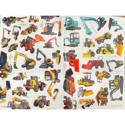 Sticker - Car - Các Hãng Xe Công Trình Trên Thế Giới