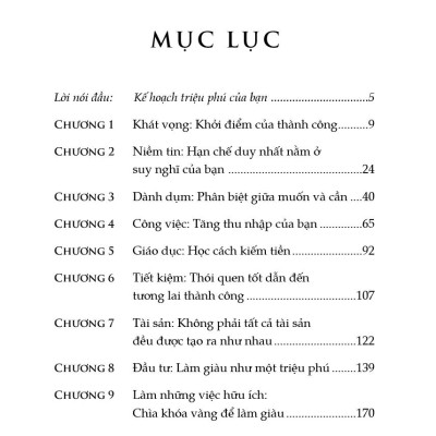 Tư Duy Triệu Phú - Ý Thức Về Tiền Và Biến Khát Vọng Thành Sự Giàu Sang