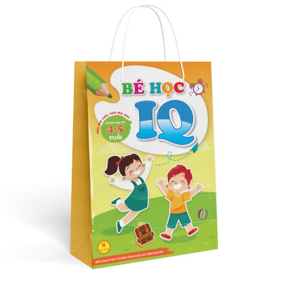 Combo 8 cuốn: Bé học IQ (4-5 tuổi)