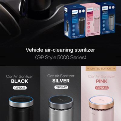 Máy khử mùi, lọc không khí dạng cốc trên xe ô tô Philips GP5601. Hàng châu Mỹ chính hãng