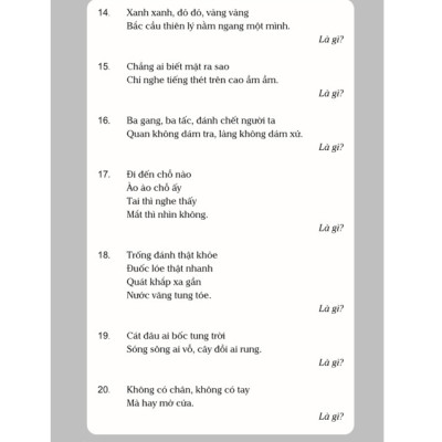 NDB - Câu đố dành cho bé 