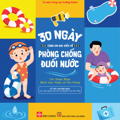 Sách - 30 Ngày Cùng Em Học Hiểu Về - Phòng Chống Đuối Nước