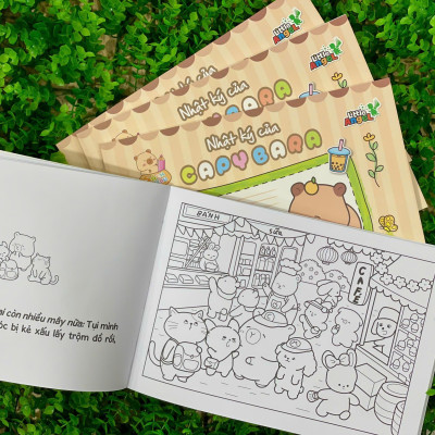 Sách - Sách Tô Màu - Nhật Ký Của Capybara