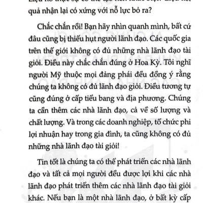Phẩm Chất Lãnh Đạo - Kiến Tạo Tương Lai