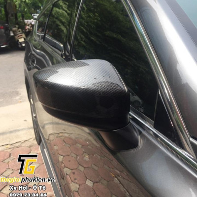 Bộ ốp gương chiếu hậu Mazda CX8, CX-8 vân Carbon cao cấp