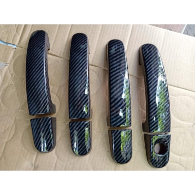 Ốp Tay + Hõm Cửa Dành Cho Xe Ford Ranger 2016 đến 2020 Mẫu Carbon