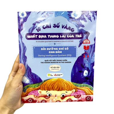 Sách - 10 Chỉ Số Vàng Quyết Định Tương Lai Của Trẻ - Bồi Dưỡng Chỉ Số Can Đảm - Daring Intelligence Quotient (DQ) - Quái Vật Ẩn Nấp Trong Vườn - The Hidden Monster In The Garden - Song Ngữ Anh-Việt