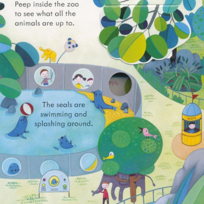Usborne Peep Inside The Zoo