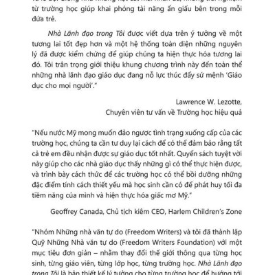 The Leader In Me - Nhà Lãnh Đạo Trong Tôi