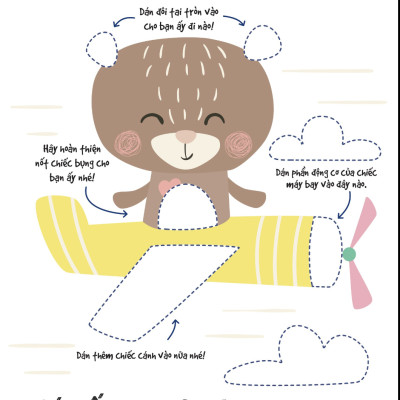 Dán Hình Siêu Đáng Yêu - Các Em Bé Động Vật