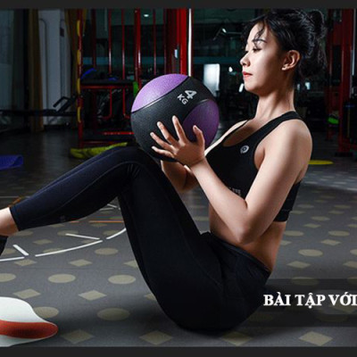 Bóng Tạ Tập Thể Lực,Tập Gym,Tập Yoga 3kg Chất Liệu Cao Su Đặc Hàng Nhập Khẩu Đại Nam Sport