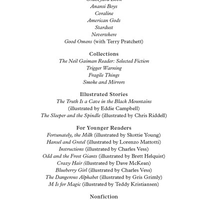 Fragile Things: Short Fictions And Wonders