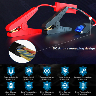 Bộ kích điện bình acquy ô tô, kích nô kiêm pin sạc dự phòng Goodyear GY-2626 - Dung lượng pin: 12000mAh - HÀNG NHẬP KHẨU