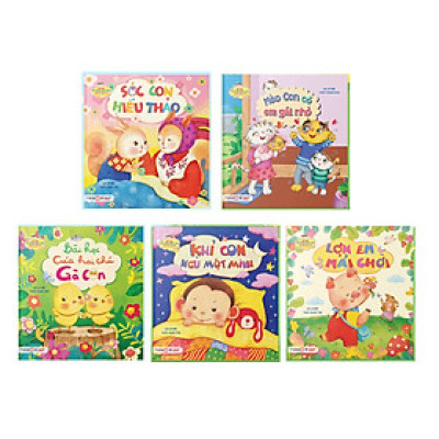 Combo  Bộ Sách Bồi Dưỡng Nhân Cách Và Tâm Hồn Trẻ - Từ 0-3 Tuổi ( Bộ 5 Cuốn)