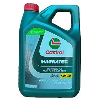 Dầu nhớt cho động cơ ô tô Castrol Magnatec, SAE 5W-30, SP, (Can 4 lít)