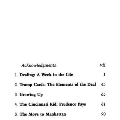 Trump: The Art Of The Deal