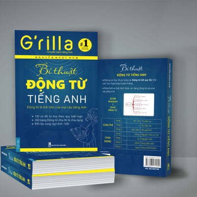 Sách - Bí thuật Động từ tiếng Anh GRILLA, kèm App học miễn phí
