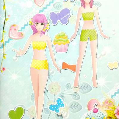 Dán hình trang phục công chúa 3 - Công chúa đáng yêu 65N