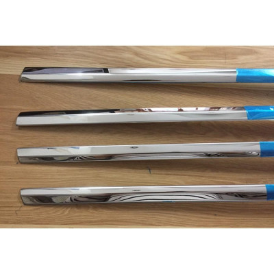 Nẹp Chân Kính Inox Dành Cho Xe Kia Cerato 2019 2020 mẫu inox - 4 chi tiết