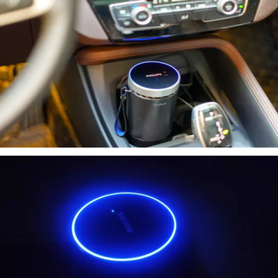 Máy khử mùi, lọc không khí dạng cốc trên xe ô tô Philips GP5601. Hàng châu Mỹ chính hãng