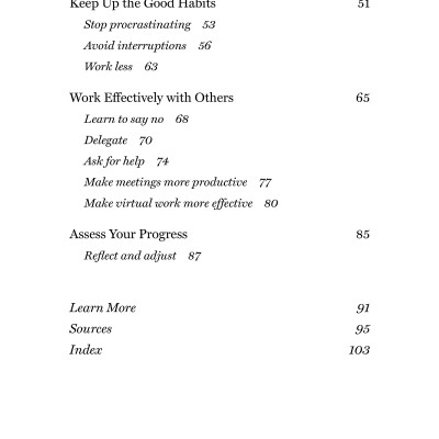 Harvard Business Review 20 Minute Manager Series Getting Work Done