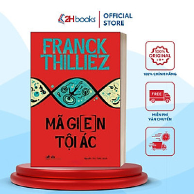 Sách- Mã Gien Tội Ác, Truyện Trinh Thám Kinh Dị của Franck Thilliez, Tái bản 2023- 2HBooks