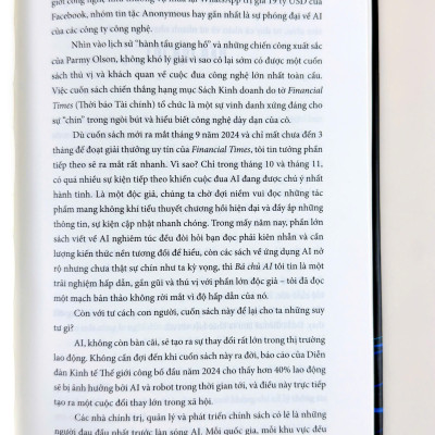 Sách - Bá Chủ AI - Trí Tuệ Nhân Tạo. ChatGPT, Và Cuộc Chạy Đua Thay Đổi Thế Giới - Bìa Cứng