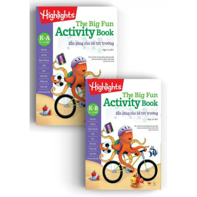 Sách the big fun activity book sẵn sàng cho bé tớ trường ( 2 -7 tuổi )