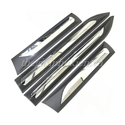 Bộ ốp, nẹp sườn Toyota Fortuner 2017-2019 bản to