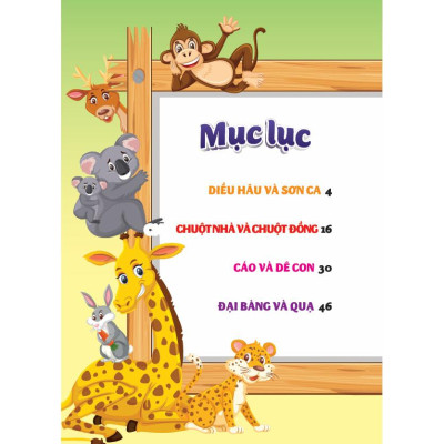 Truyện Tranh Đọc Bằng Hình Ảnh - Những Câu Chuyên Ngụ Ngôn Aesop Đặc Sắc - Tập 1 (VT)