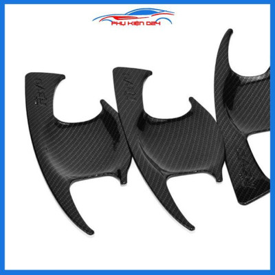 Ốp hõm cửa Hilux Revo 2019-2020-2021 vân cacbon chống trầy trang trí xe