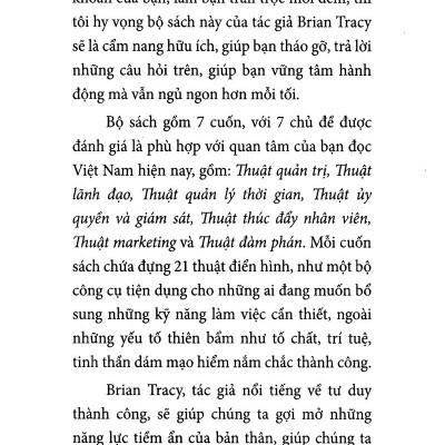 Thuật Quản Trị (Tái Bản 2024)