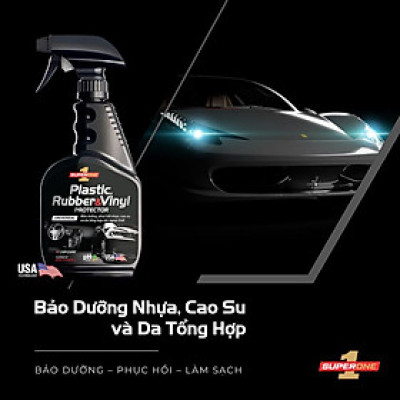 Dung Dịch Bảo Dưỡng Nhựa, Cao Su & Da Tổng Hợp Ô Tô SUPERONE Plastic, Rubber and Vinyl Protector - Universal SOUTHWALL A302