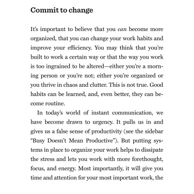 Harvard Business Review 20 Minute Manager Series Getting Work Done