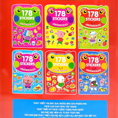 178 Stickers - Bóc Dán Thông Minh Phát Triển Khả Năng Tư Duy Toán Học (3 - 4 Tuổi) - Tập 5