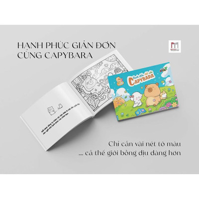 Sách Tô Màu - Capybara