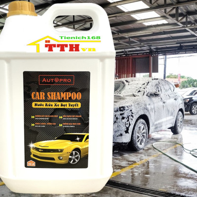 Nước rửa xe bọt tuyết Car Shampoo 5 lít cho ô tô xe máy 