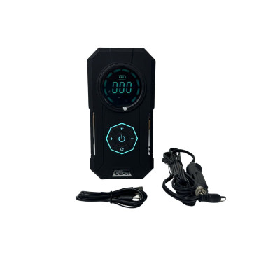 Máy bơm lốp xe máy, xe ô tô, xe đạp, bơm bóng UCAR I-01, pin sạc nhỏ gọn, tự động dừng khi đủ áp suất, có đèn LED