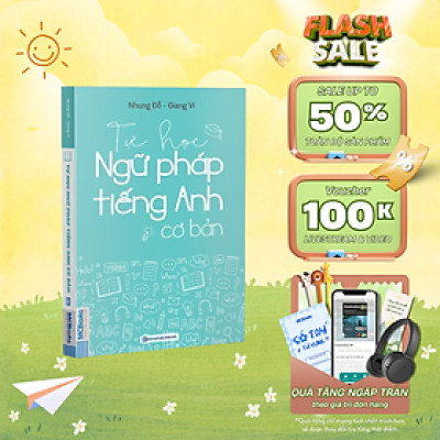 Sách - Tự Học Ngữ Pháp Tiếng Anh Cơ Bản - Khổ Nhỏ Cầm Tay Mcbooks