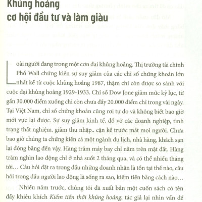 Kiếm Tiền Thời Khủng Hoảng (Tái Bản 2023)