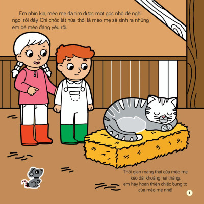 Sách Tô Màu Khám Phá Thế Giới - Các Em Bé Động Vật