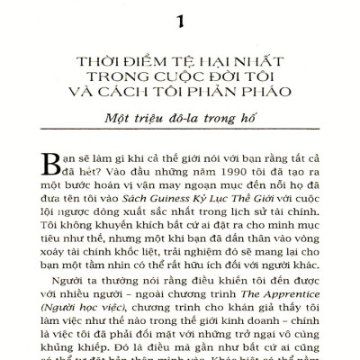 Đừng Bao Giờ Bỏ Cuộc (Donald Trump) - TRẺ
