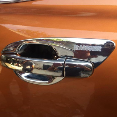 Tay Nắm, Hõm Cửa Xe FORD RANGER Mạ Crom 8 Chi Tiết