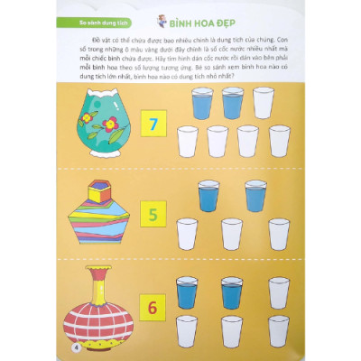 Bóc Dán Hình Thông Minh Phát Triển Khả Năng Tư Duy Toán Học IQ EQ CQ (4-5 Tuổi) -  188 Sticker (Quyển 2)